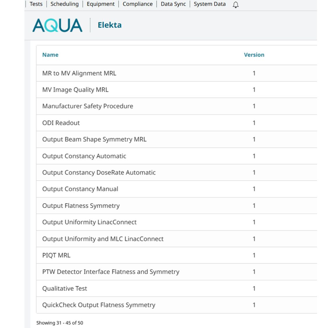 A Screenshot of Aqua Software