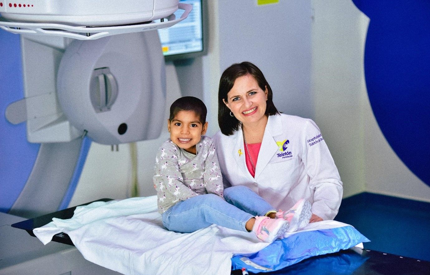 Young Radiotherapy Patient and Doctor